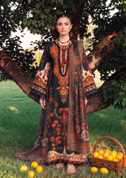 Gul-e-Rukh Kaftan Kari Long Shirt Suit